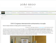 Tablet Screenshot of joaorego.com